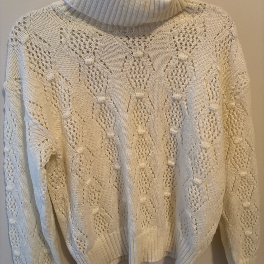 Cozy Cream Turtleneck Sweater